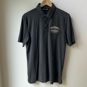 Travis Mathew Jack Daniel’s Men’s Pima Cotton Blend Golf Polo Shirt Size Medium